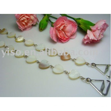 seashell metal bra straps